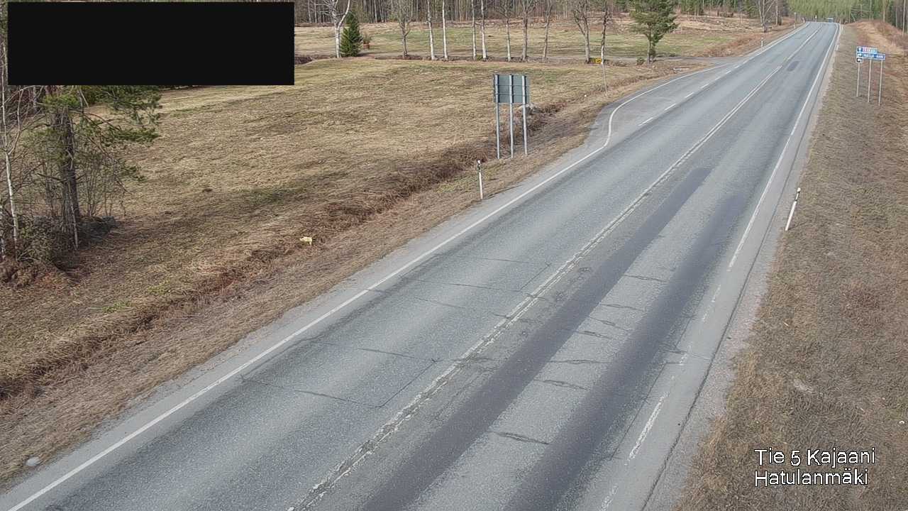 Weather Camera Image Road 5 Kajaani, Hatulanmäki, Kajaani, Kainuu