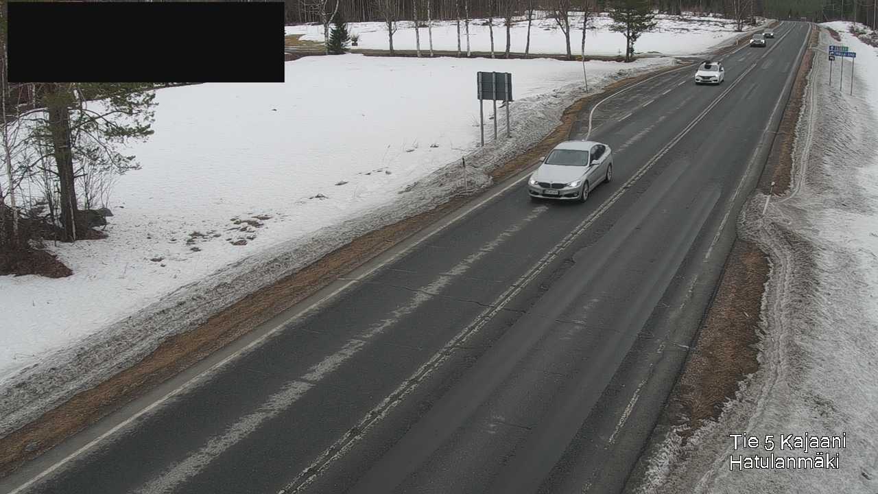 Weather Camera Image Väg 5 Kajanus, Hatulanmäki, Kajaani, Kainuu