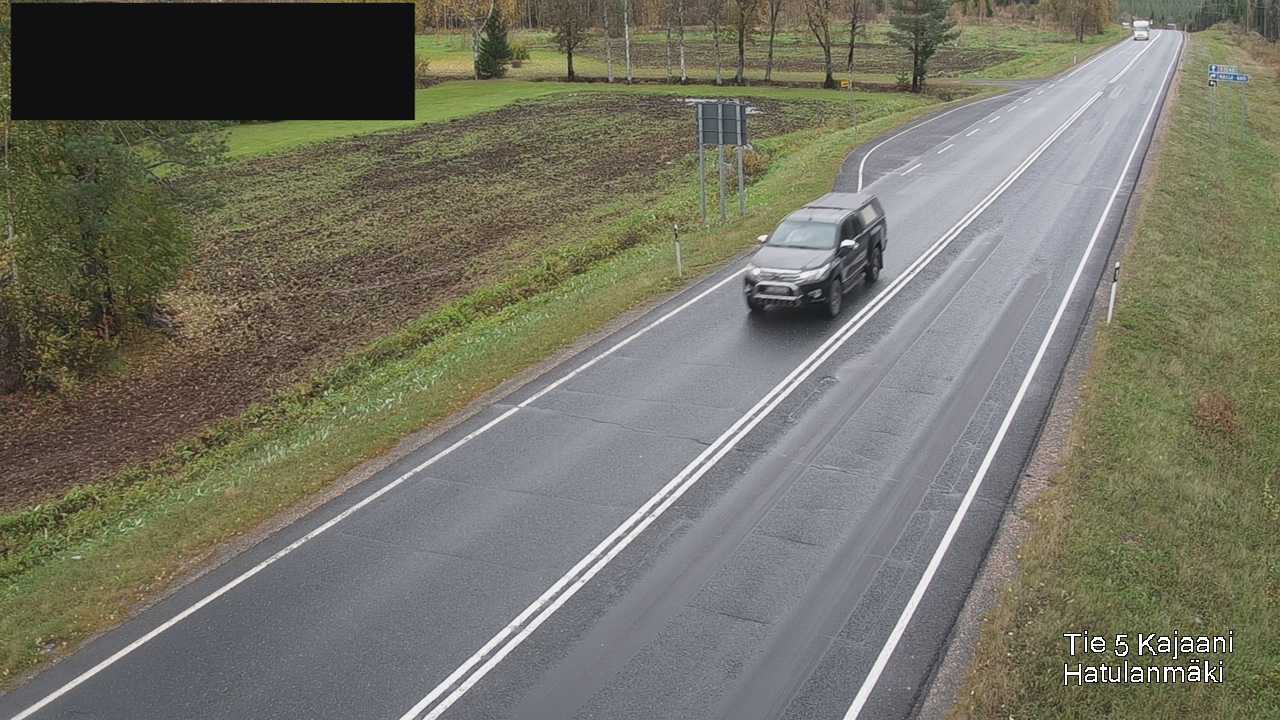 Weather Camera Image Väg 5 Kajanus, Hatulanmäki, Kajaani, Kainuu