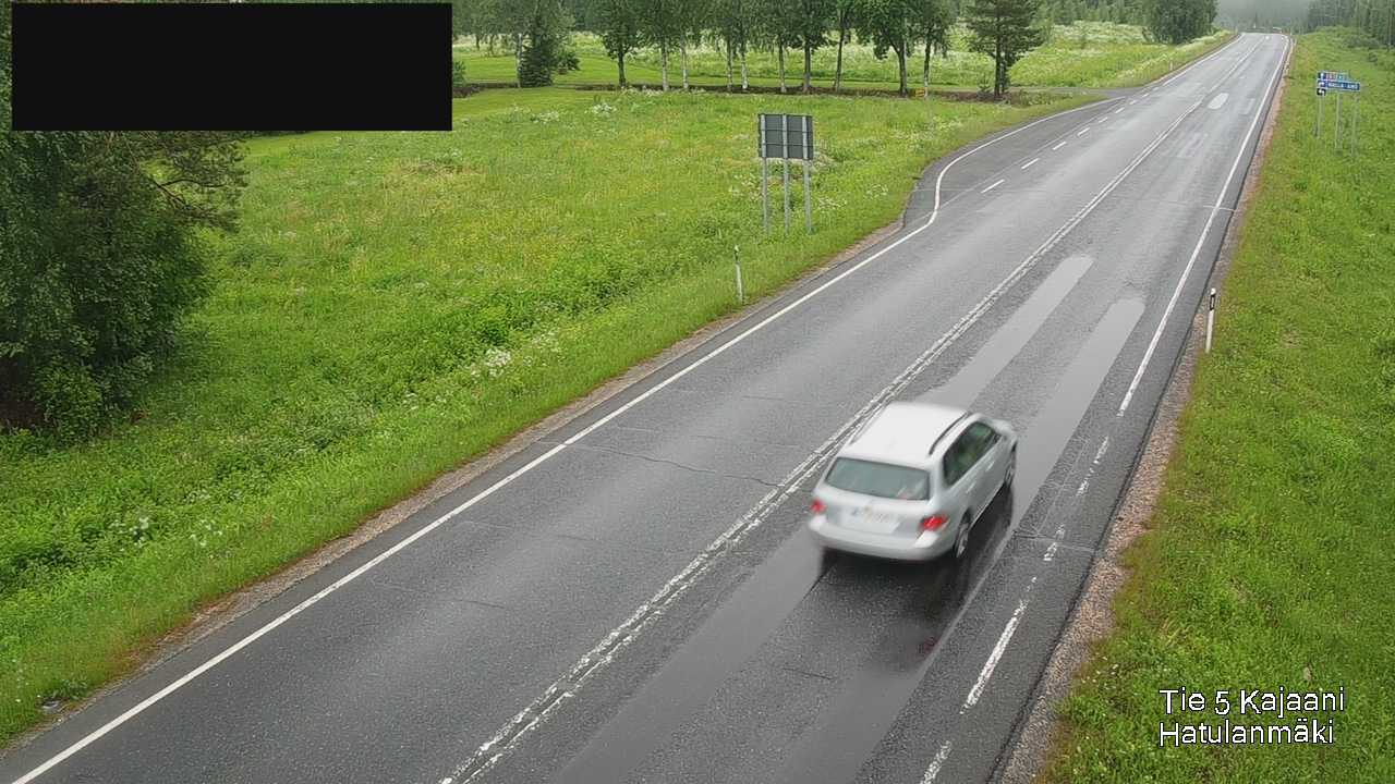 Weather Camera Image Väg 5 Kajanus, Hatulanmäki, Kajaani, Kainuu