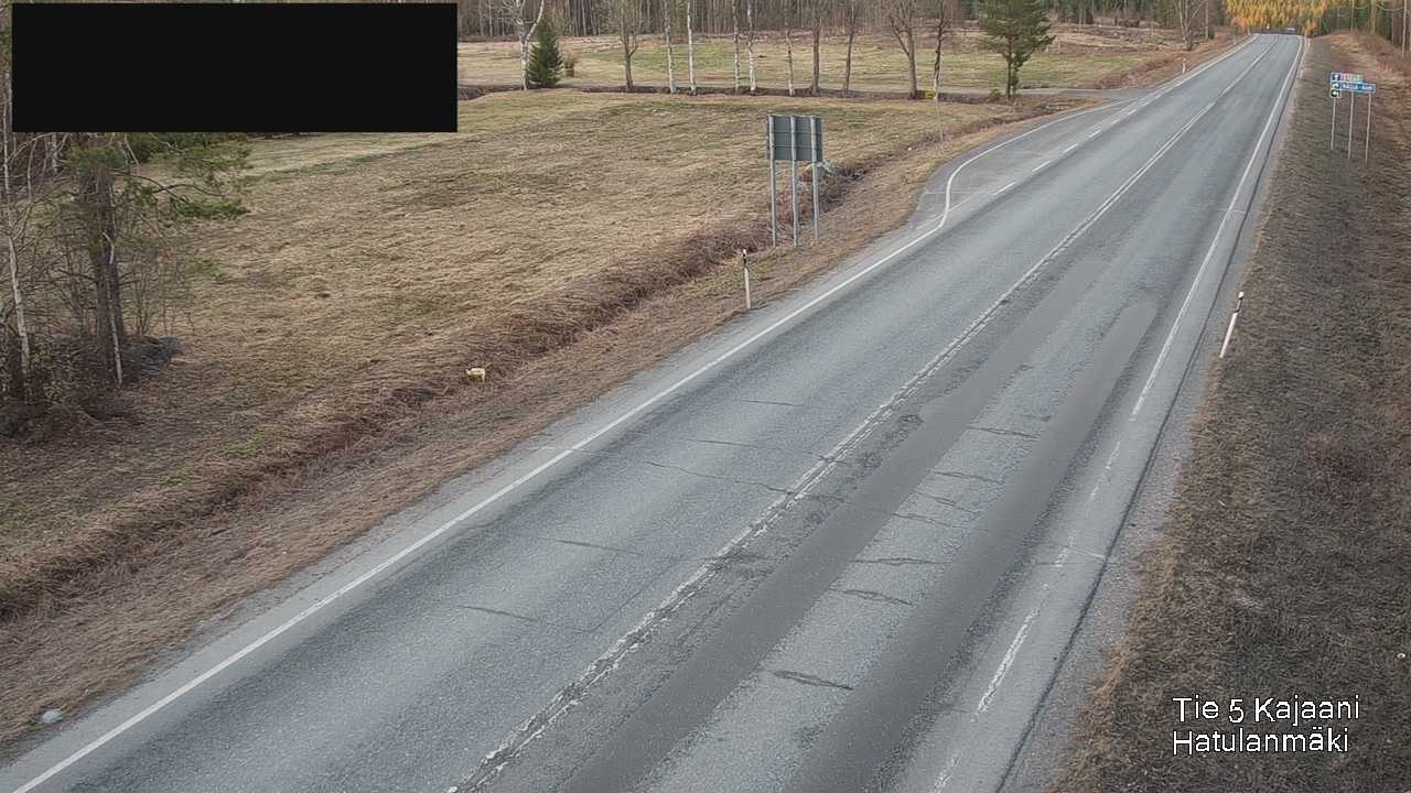 Weather Camera Image Road 5 Kajaani, Hatulanmäki, Kajaani, Kainuu