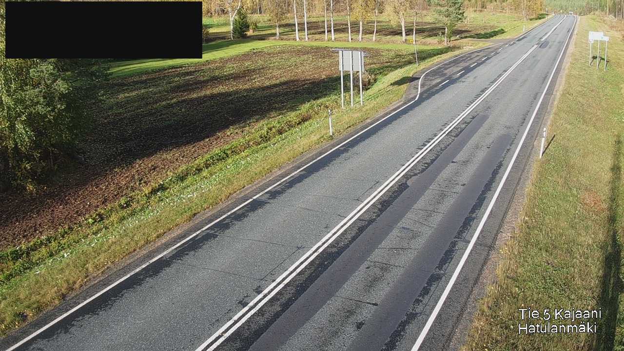 Weather Camera Image Väg 5 Kajanus, Hatulanmäki, Kajaani, Kainuu