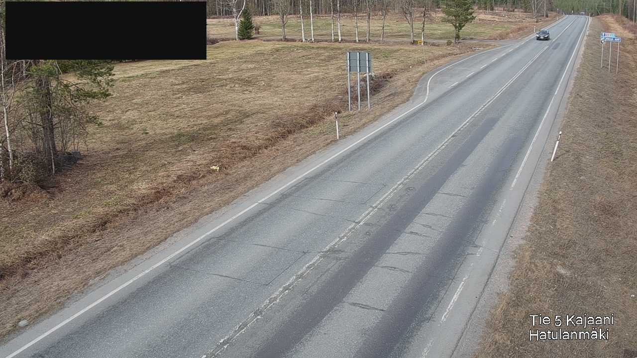 Weather Camera Image Road 5 Kajaani, Hatulanmäki, Kajaani, Kainuu