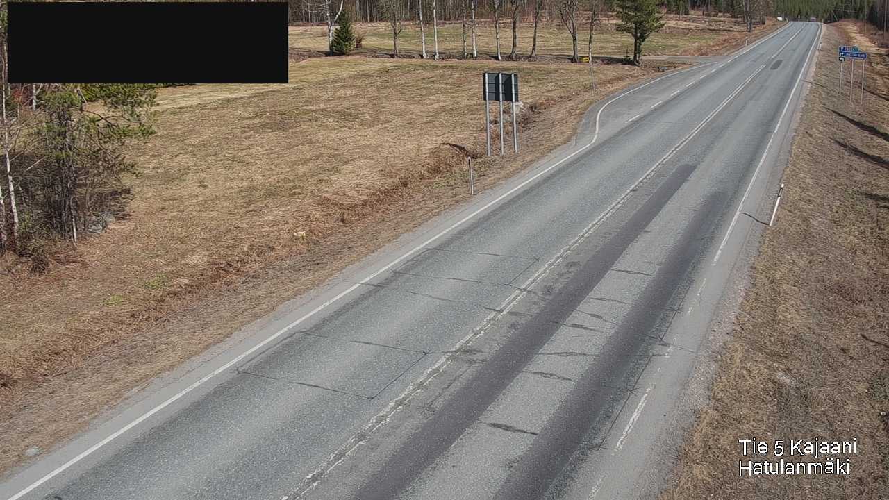 Weather Camera Image Road 5 Kajaani, Hatulanmäki, Kajaani, Kainuu