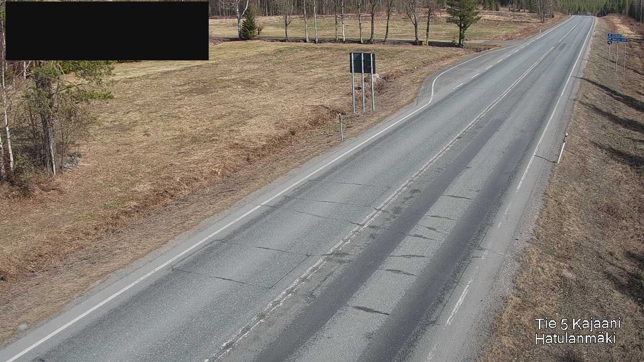 Weather Camera Image Road 5 Kajaani, Hatulanmäki, Kajaani, Kainuu