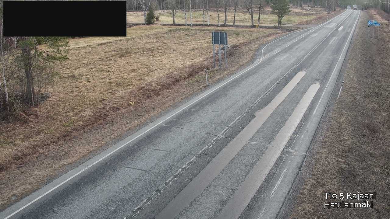 Weather Camera Image Road 5 Kajaani, Hatulanmäki, Kajaani, Kainuu