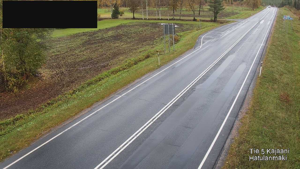 Weather Camera Image Väg 5 Kajanus, Hatulanmäki, Kajaani, Kainuu