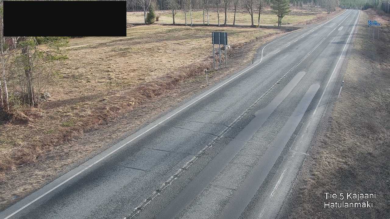 Weather Camera Image Road 5 Kajaani, Hatulanmäki, Kajaani, Kainuu