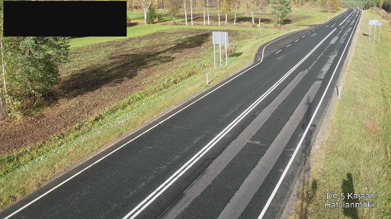 Weather Camera Image Väg 5 Kajanus, Hatulanmäki, Kajaani, Kainuu