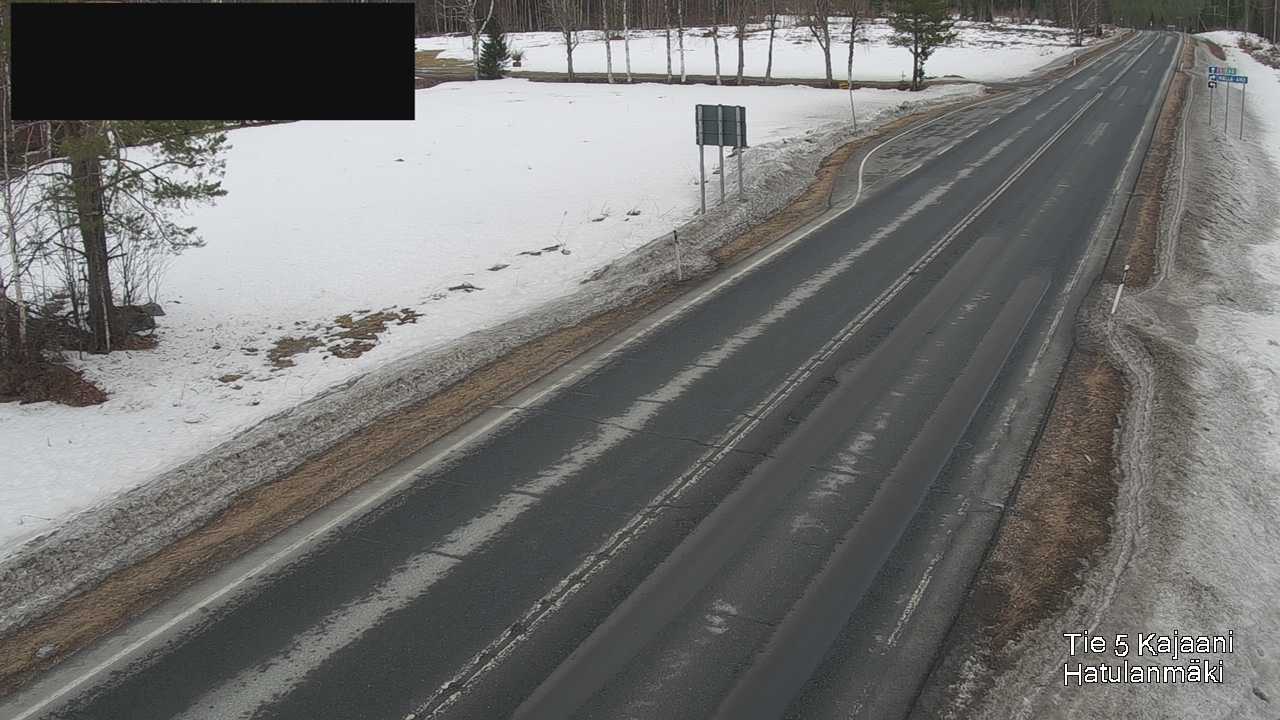 Weather Camera Image Road 5 Kajaani, Hatulanmäki, Kajaani, Kainuu