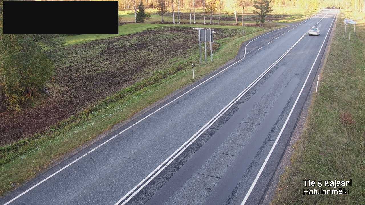 Weather Camera Image Väg 5 Kajanus, Hatulanmäki, Kajaani, Kainuu