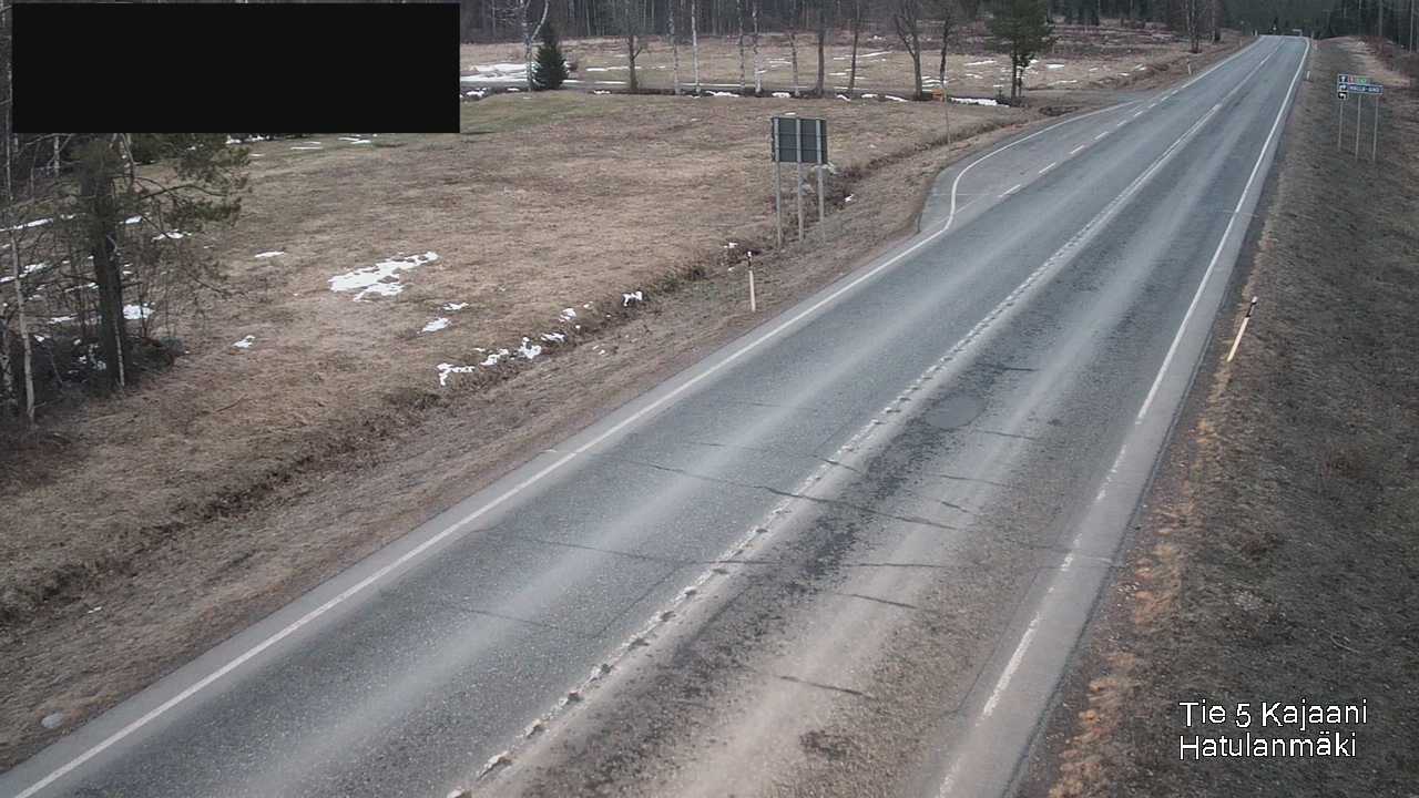 Weather Camera Image Road 5 Kajaani, Hatulanmäki, Kajaani, Kainuu