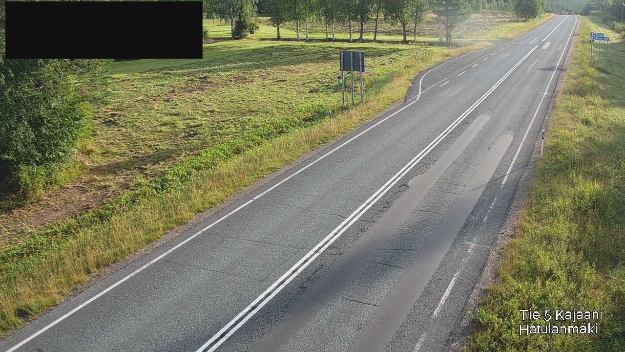 Weather Camera Image Road 5 Kajaani, Hatulanmäki, Kajaani, Kainuu