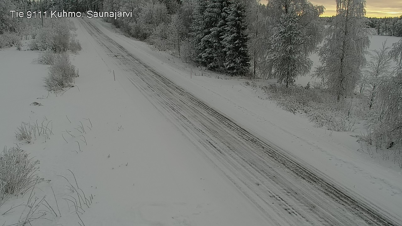 Kelikamerat Kuva Tie 9111 Kuhmo, Saunajärvi, Kuhmo, Kainuu