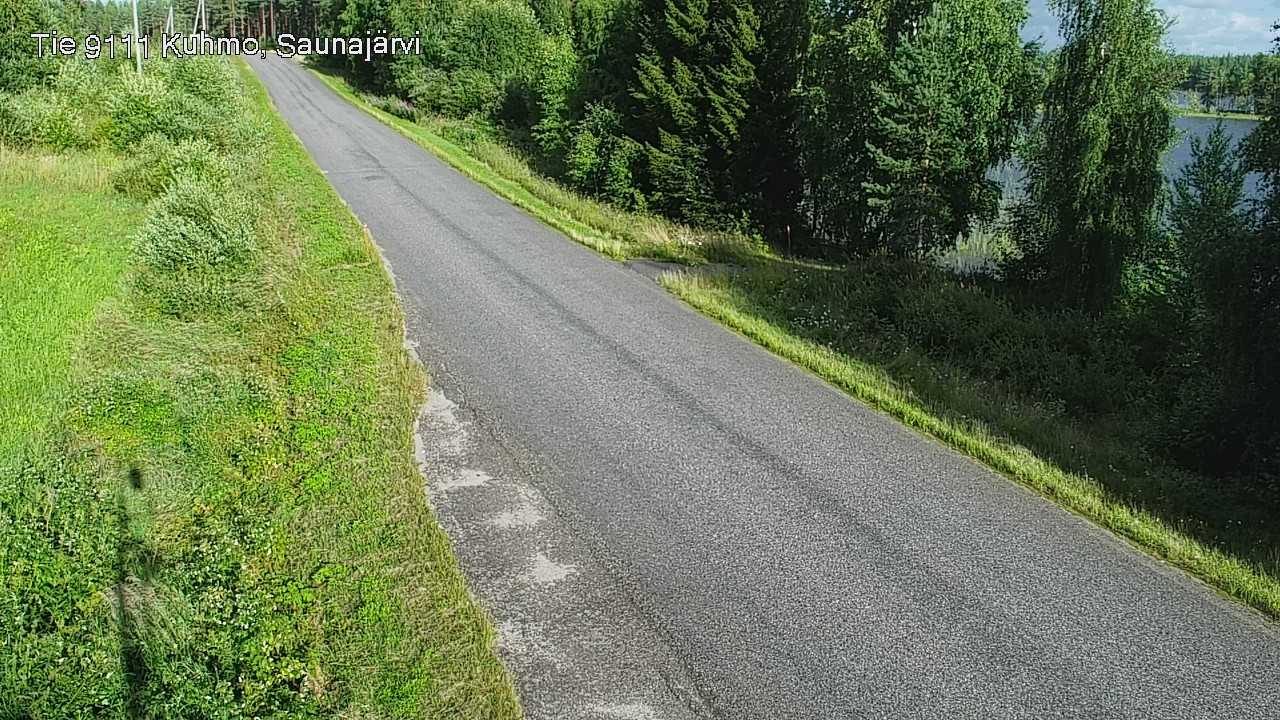 Kelikamerat Kuva Tie 9111 Kuhmo, Saunajärvi, Kuhmo, Kainuu