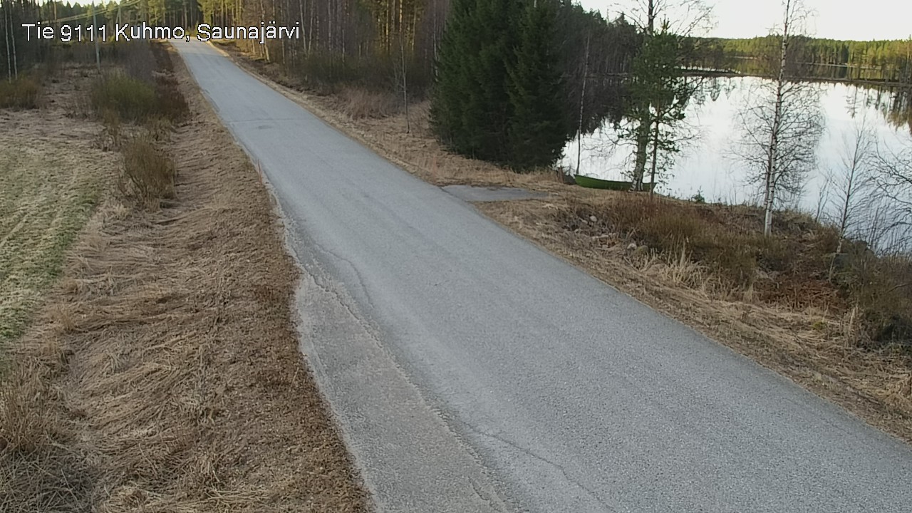 Weather Camera Image Väg 9111 Kuhmo, Saunajärvi, Kuhmo, Kainuu