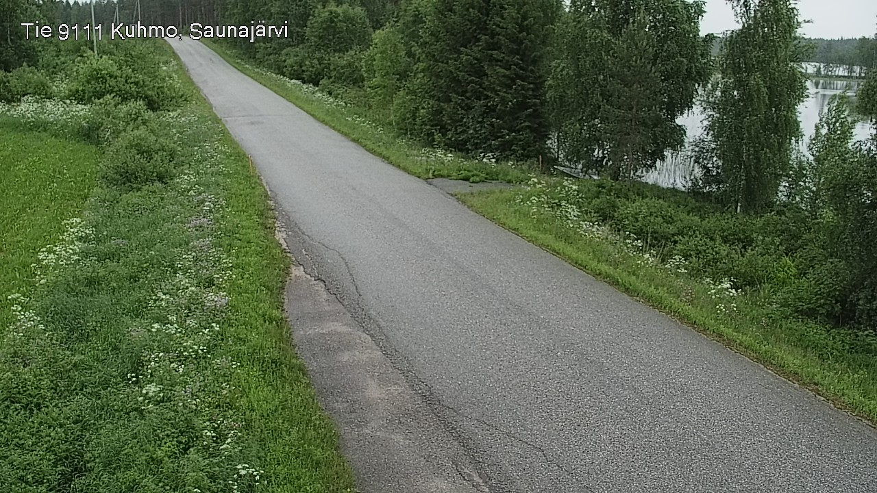 Kelikamerat Kuva Tie 9111 Kuhmo, Saunajärvi, Kuhmo, Kainuu