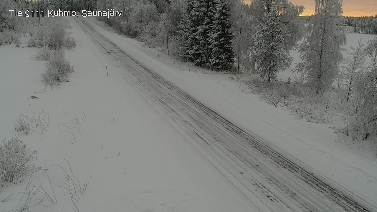 Kelikamerat Kuva Tie 9111 Kuhmo, Saunajärvi, Kuhmo, Kainuu