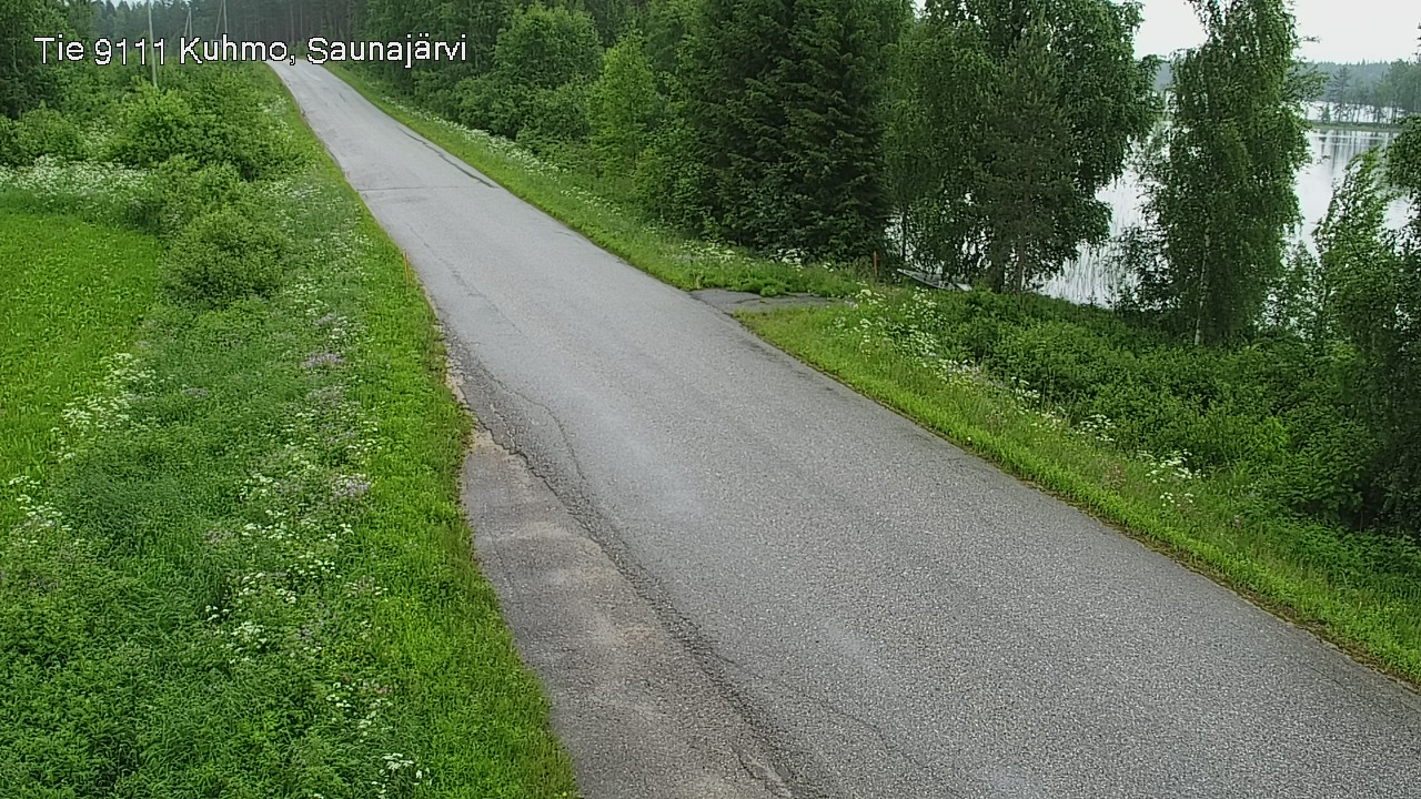 Kelikamerat Kuva Tie 9111 Kuhmo, Saunajärvi, Kuhmo, Kainuu