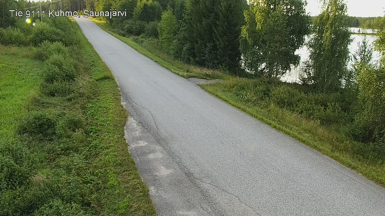 Weather Camera Image Road 9111 Kuhmo, Saunajärvi, Kuhmo, Kainuu