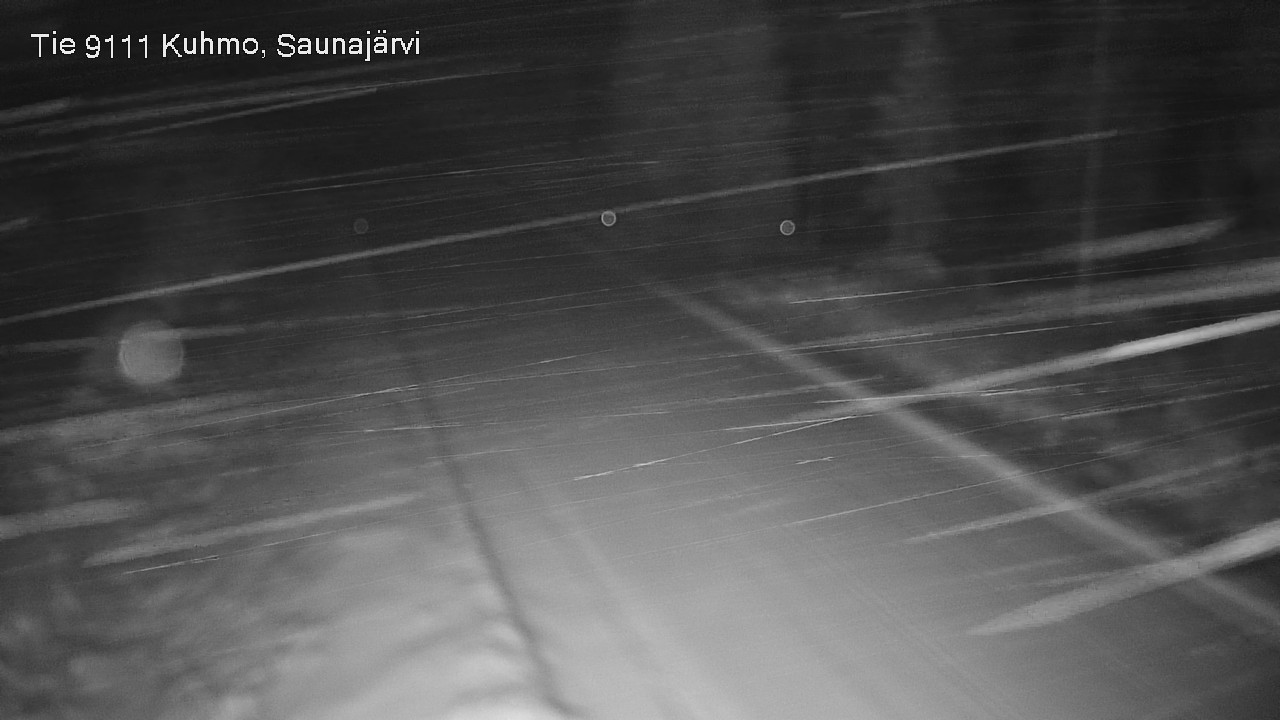 Weather Camera Image Väg 9111 Kuhmo, Saunajärvi, Kuhmo, Kainuu