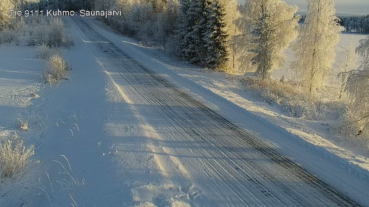 Kelikamerat Kuva Tie 9111 Kuhmo, Saunajärvi, Kuhmo, Kainuu