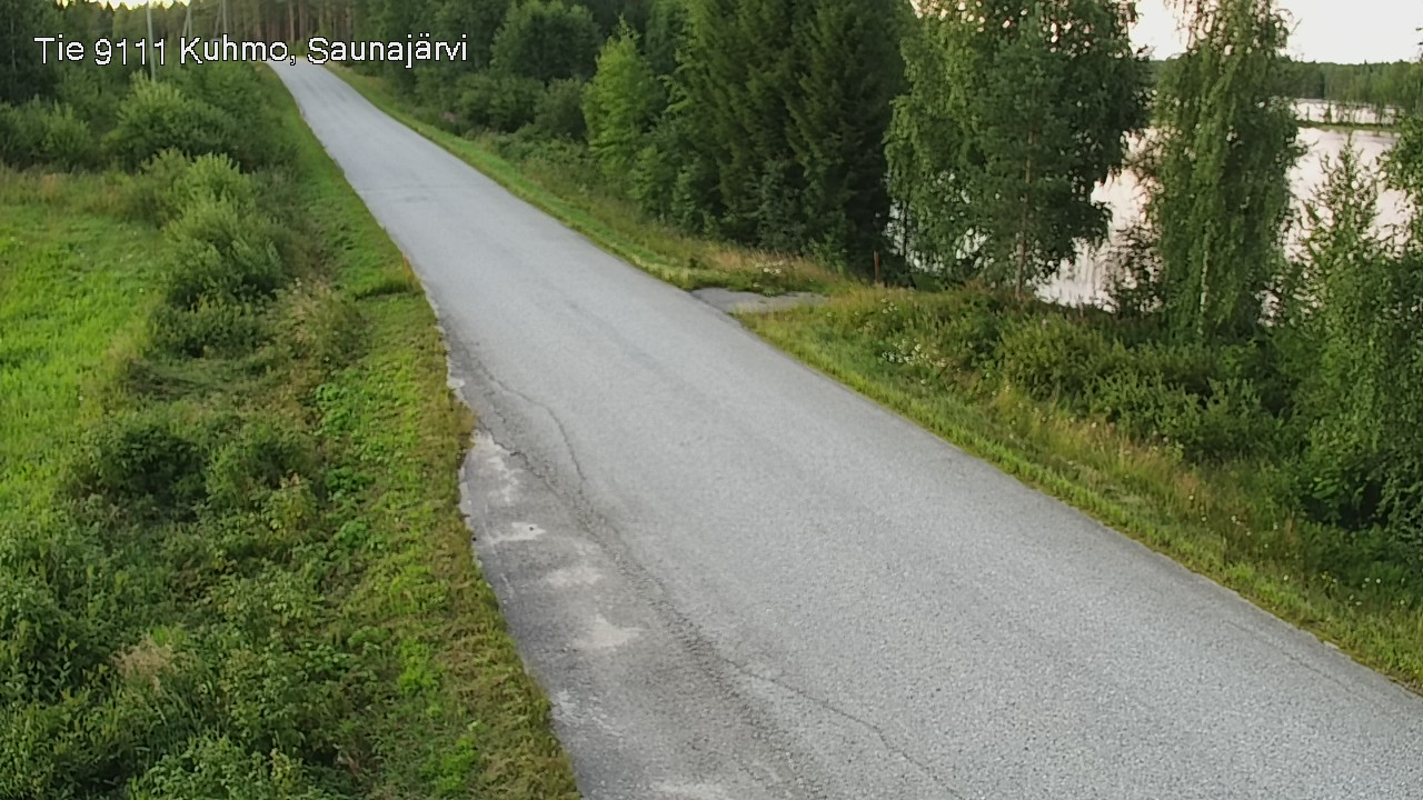 Kelikamerat Kuva Tie 9111 Kuhmo, Saunajärvi, Kuhmo, Kainuu