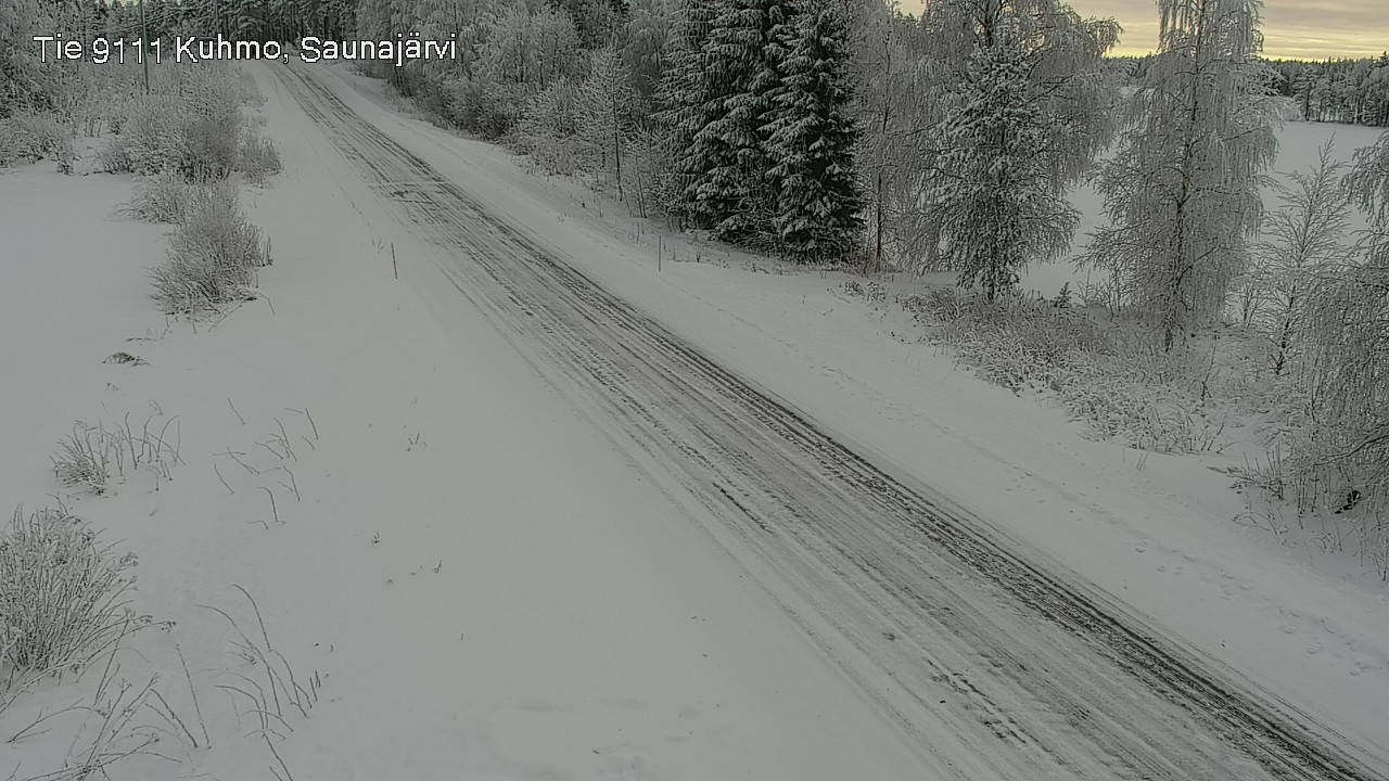 Kelikamerat Kuva Tie 9111 Kuhmo, Saunajärvi, Kuhmo, Kainuu