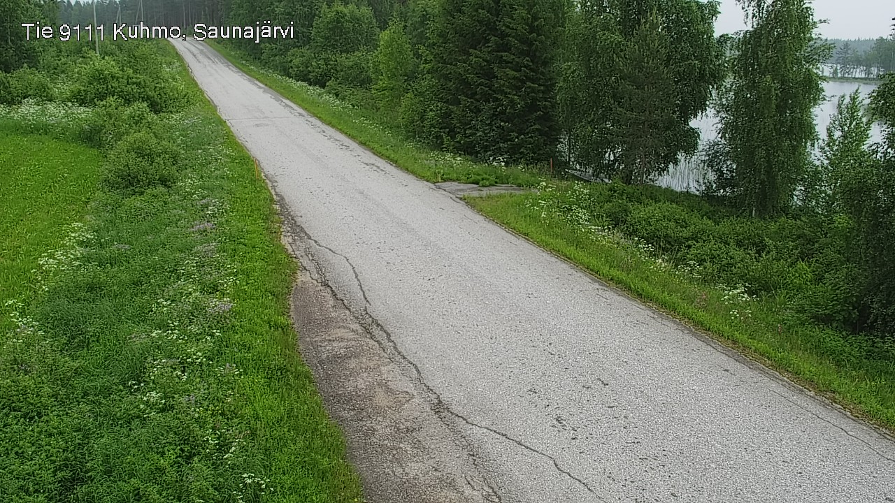 Kelikamerat Kuva Tie 9111 Kuhmo, Saunajärvi, Kuhmo, Kainuu