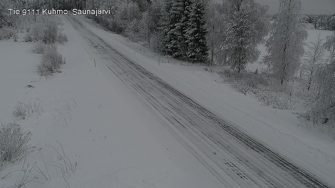 Kelikamerat Kuva Tie 9111 Kuhmo, Saunajärvi, Kuhmo, Kainuu