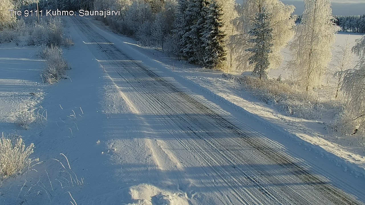 Kelikamerat Kuva Tie 9111 Kuhmo, Saunajärvi, Kuhmo, Kainuu