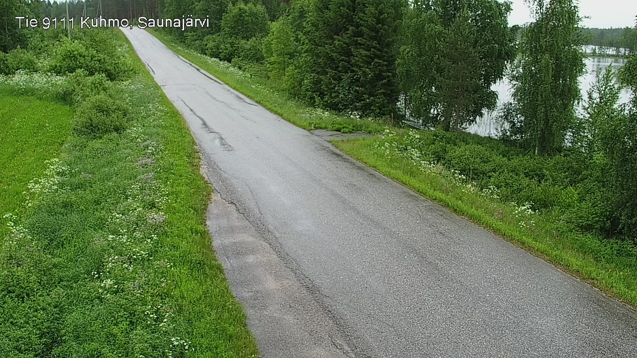 Kelikamerat Kuva Tie 9111 Kuhmo, Saunajärvi, Kuhmo, Kainuu