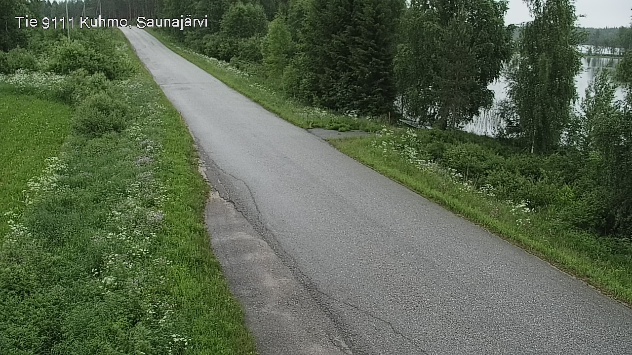 Kelikamerat Kuva Tie 9111 Kuhmo, Saunajärvi, Kuhmo, Kainuu
