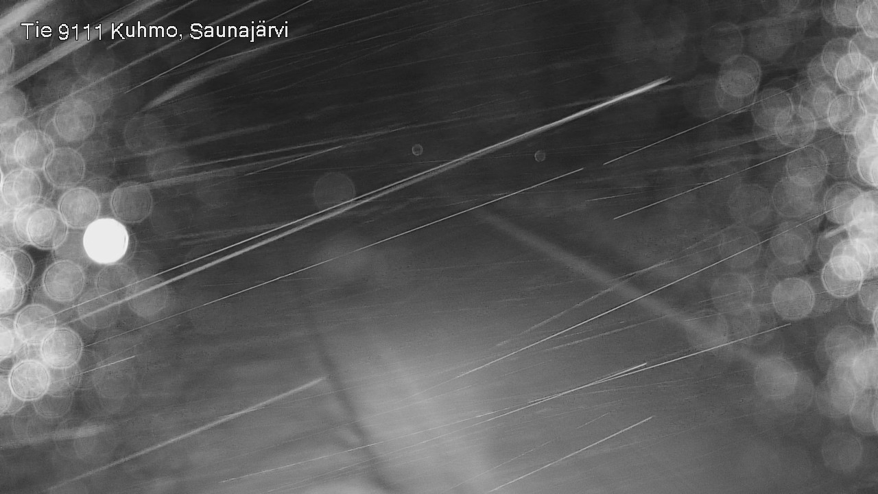 Weather Camera Image Väg 9111 Kuhmo, Saunajärvi, Kuhmo, Kainuu
