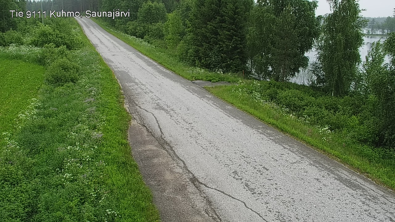 Kelikamerat Kuva Tie 9111 Kuhmo, Saunajärvi, Kuhmo, Kainuu