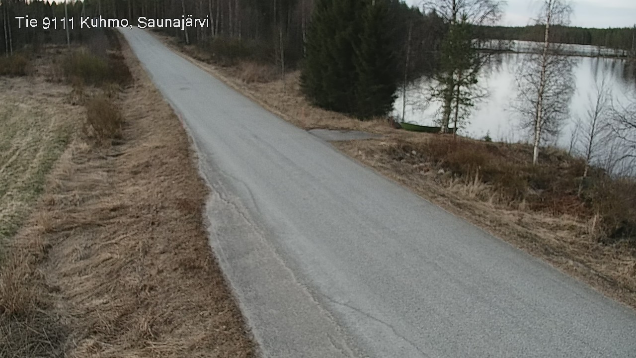 Weather Camera Image Road 9111 Kuhmo, Saunajärvi, Kuhmo, Kainuu