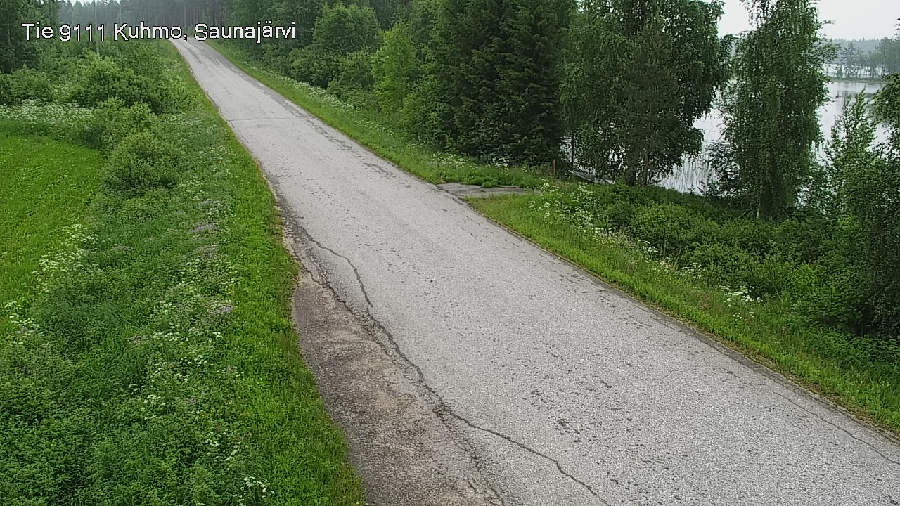 Kelikamerat Kuva Tie 9111 Kuhmo, Saunajärvi, Kuhmo, Kainuu