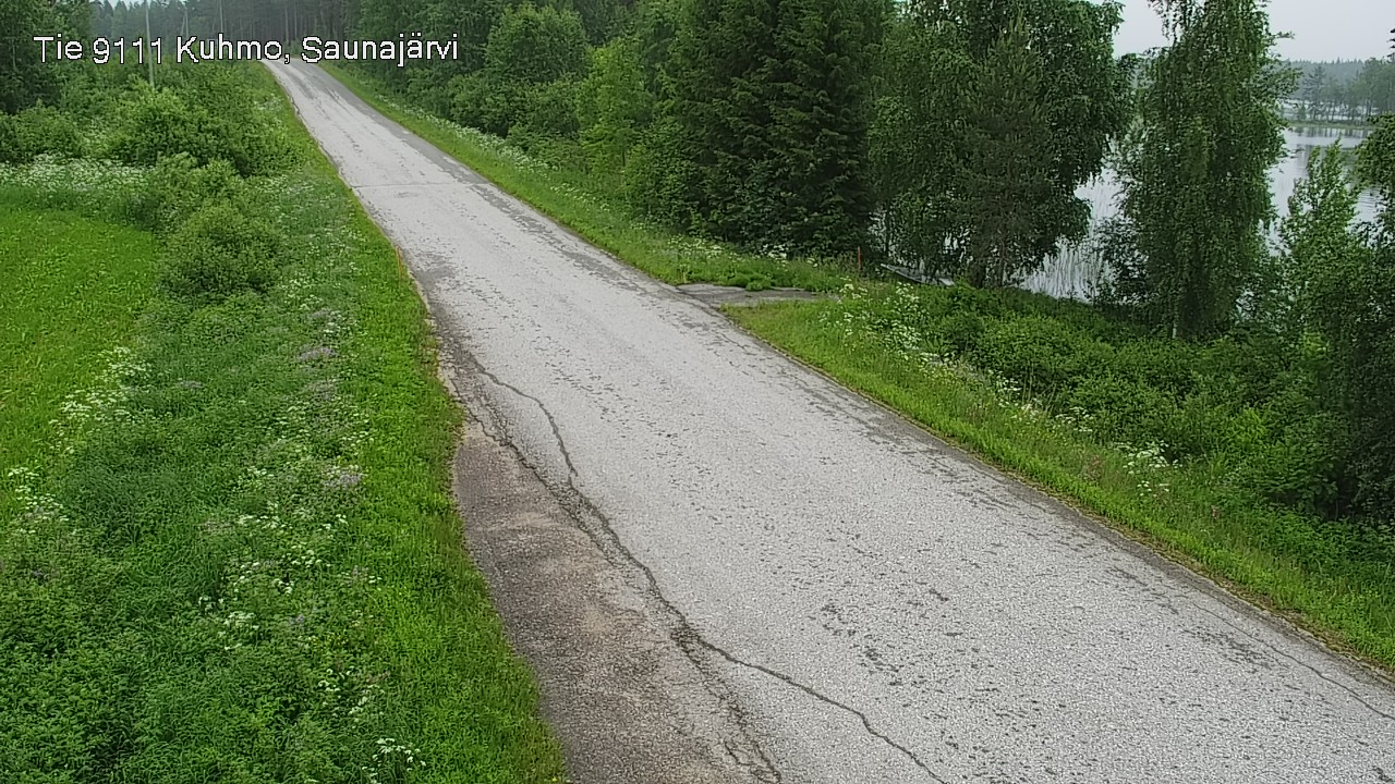 Kelikamerat Kuva Tie 9111 Kuhmo, Saunajärvi, Kuhmo, Kainuu