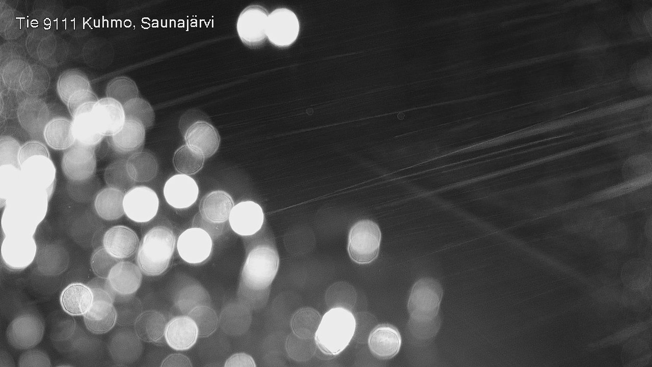 Weather Camera Image Väg 9111 Kuhmo, Saunajärvi, Kuhmo, Kainuu