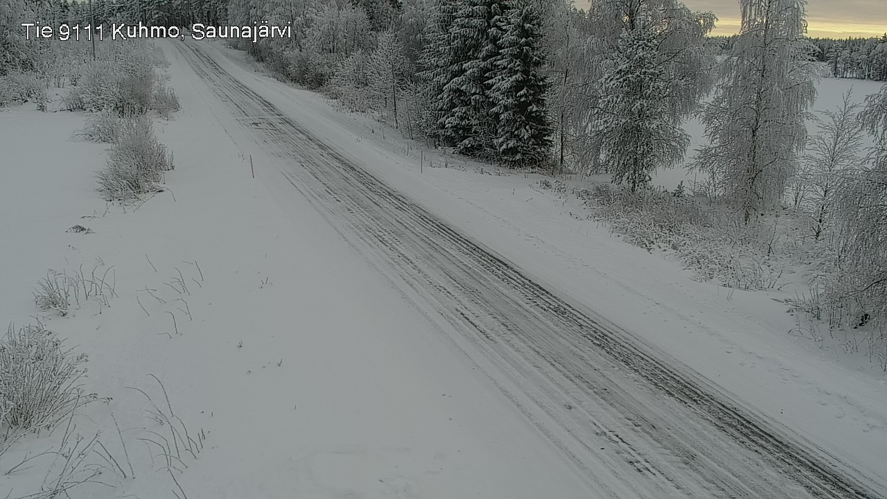 Kelikamerat Kuva Tie 9111 Kuhmo, Saunajärvi, Kuhmo, Kainuu