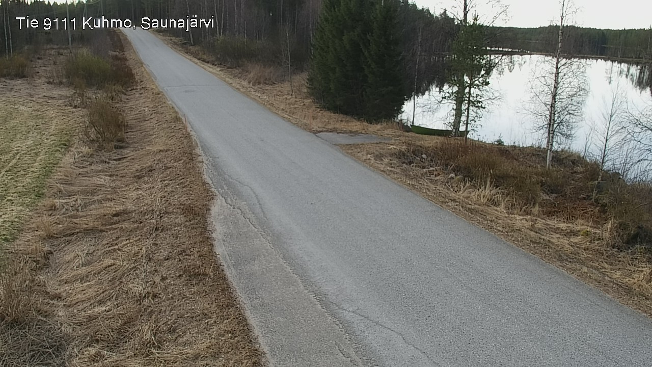 Weather Camera Image Väg 9111 Kuhmo, Saunajärvi, Kuhmo, Kainuu
