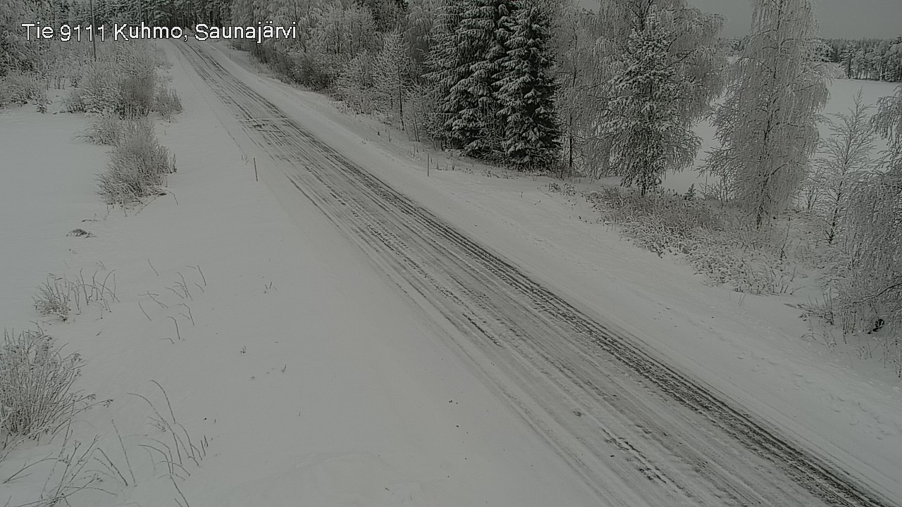 Kelikamerat Kuva Tie 9111 Kuhmo, Saunajärvi, Kuhmo, Kainuu