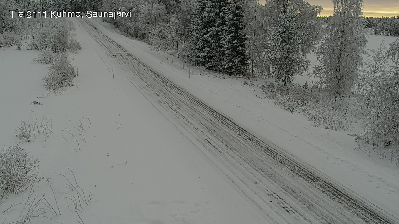 Kelikamerat Kuva Tie 9111 Kuhmo, Saunajärvi, Kuhmo, Kainuu