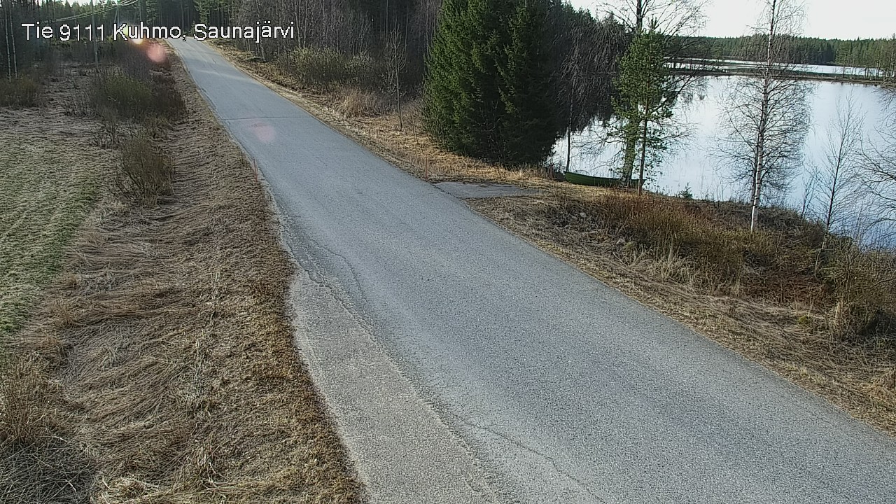 Weather Camera Image Väg 9111 Kuhmo, Saunajärvi, Kuhmo, Kainuu