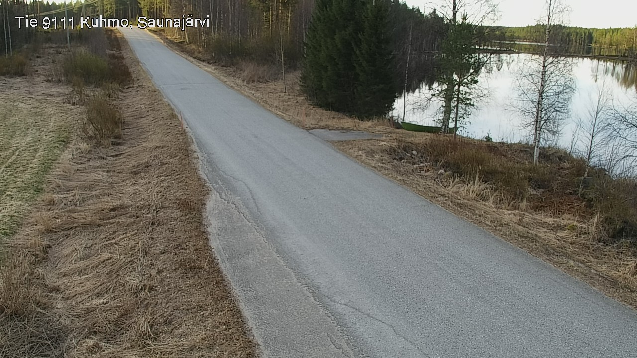 Weather Camera Image Väg 9111 Kuhmo, Saunajärvi, Kuhmo, Kainuu