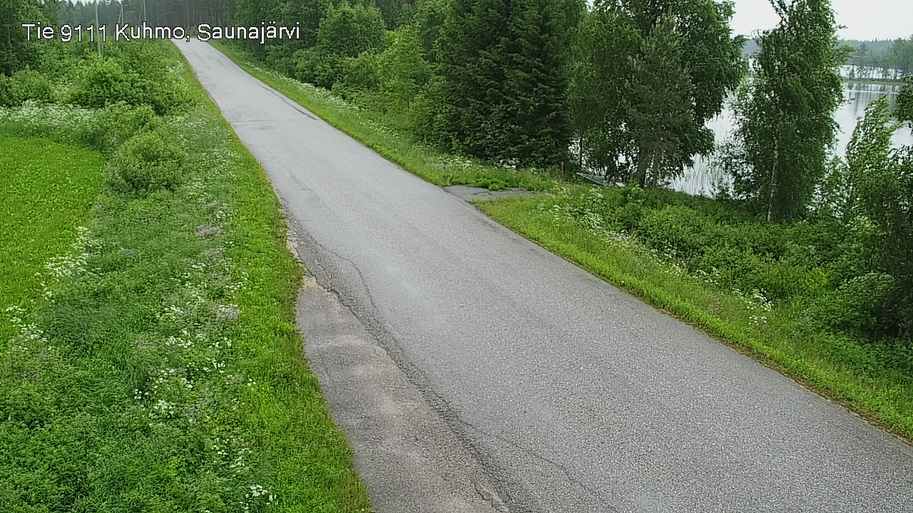 Kelikamerat Kuva Tie 9111 Kuhmo, Saunajärvi, Kuhmo, Kainuu