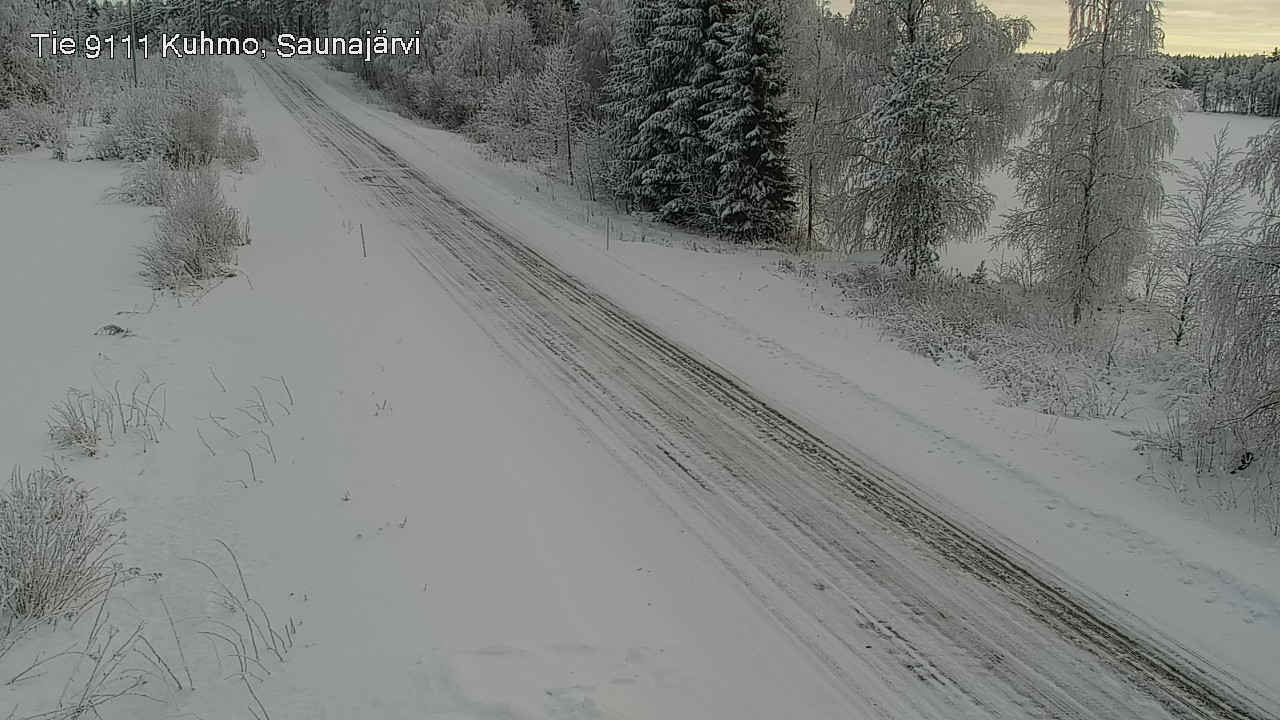 Kelikamerat Kuva Tie 9111 Kuhmo, Saunajärvi, Kuhmo, Kainuu