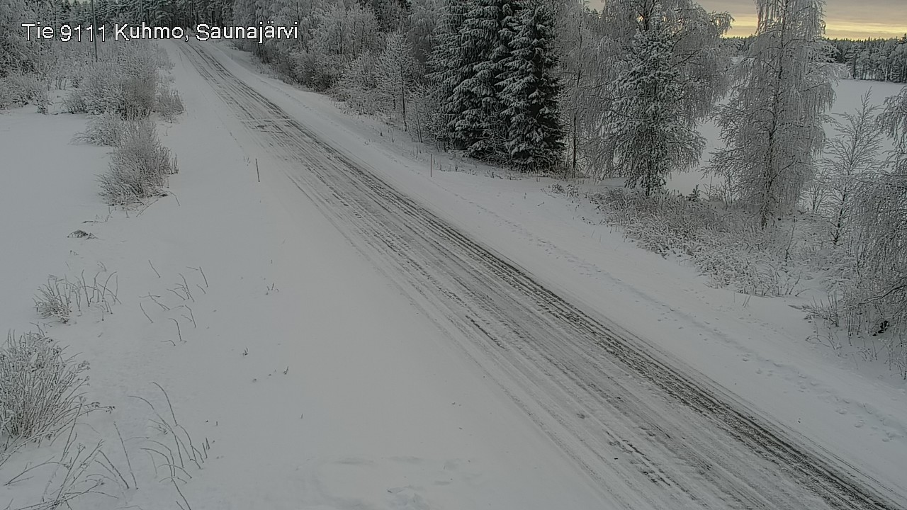Kelikamerat Kuva Tie 9111 Kuhmo, Saunajärvi, Kuhmo, Kainuu
