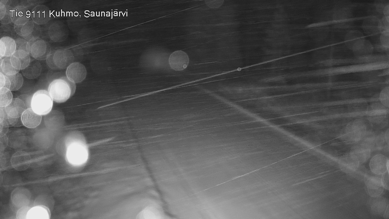 Weather Camera Image Road 9111 Kuhmo, Saunajärvi, Kuhmo, Kainuu