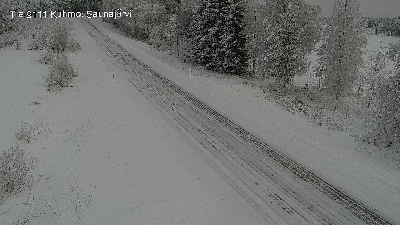 Kelikamerat Kuva Tie 9111 Kuhmo, Saunajärvi, Kuhmo, Kainuu
